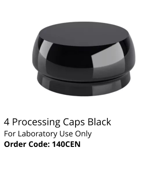 4 Processing Caps Black For Laboratory Use Only Order Code: 140CEN