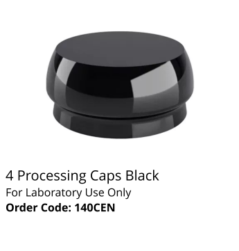 4 Processing Caps Black For Laboratory Use Only Order Code: 140CEN